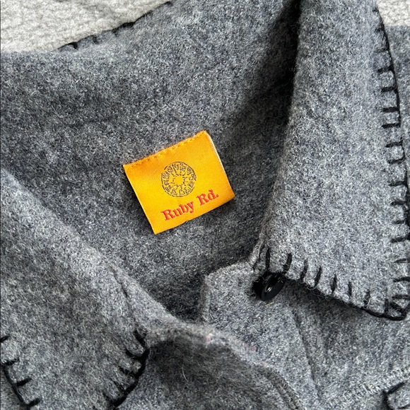 Ruby Rd. Gray Wool Jacket - Picture 3 of 7